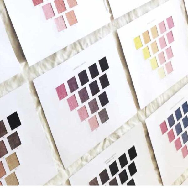 Nuancier textiles sur lin et laine Nuancier textiles sur lin et laine