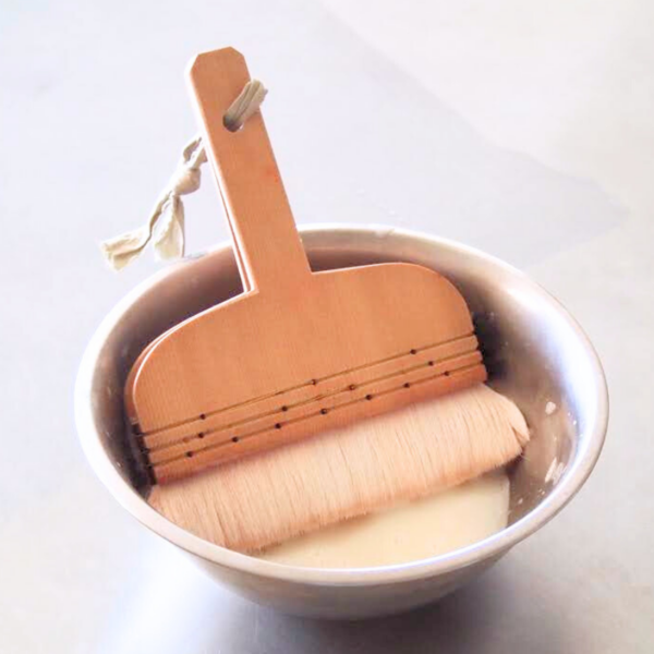 Pinceau plat en laine de mouton Pinceau plat en laine de mouton